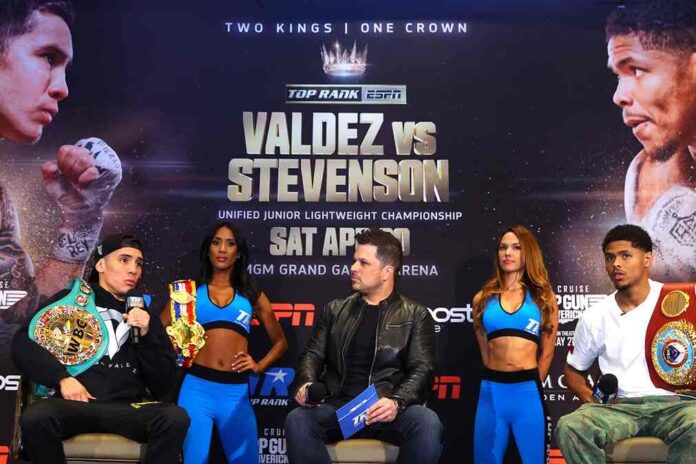 Óscar Valdez vs Shaker Stevenson la pelea del fin de semana